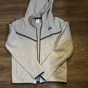 Nike Tech Gray and Black Hoodie